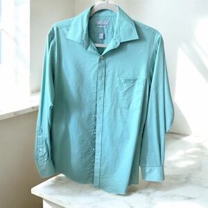 Van Heusen Aqua Dress Shirt 15 32/33